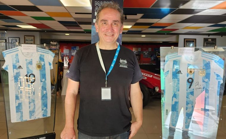 Gustavo Farías, director del Museo Provincial del Deporte. (Foto: Cadena 3)