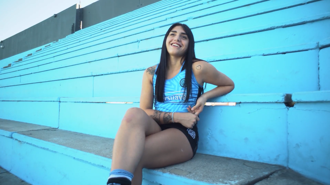 FOTO: Micaela Ambar Valentina Planissig es la primer jugadora trans en argentina