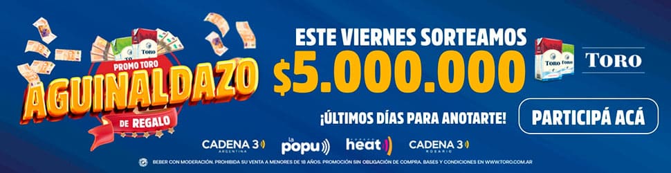 Toro Aguinaldazo junto a Cadena 3